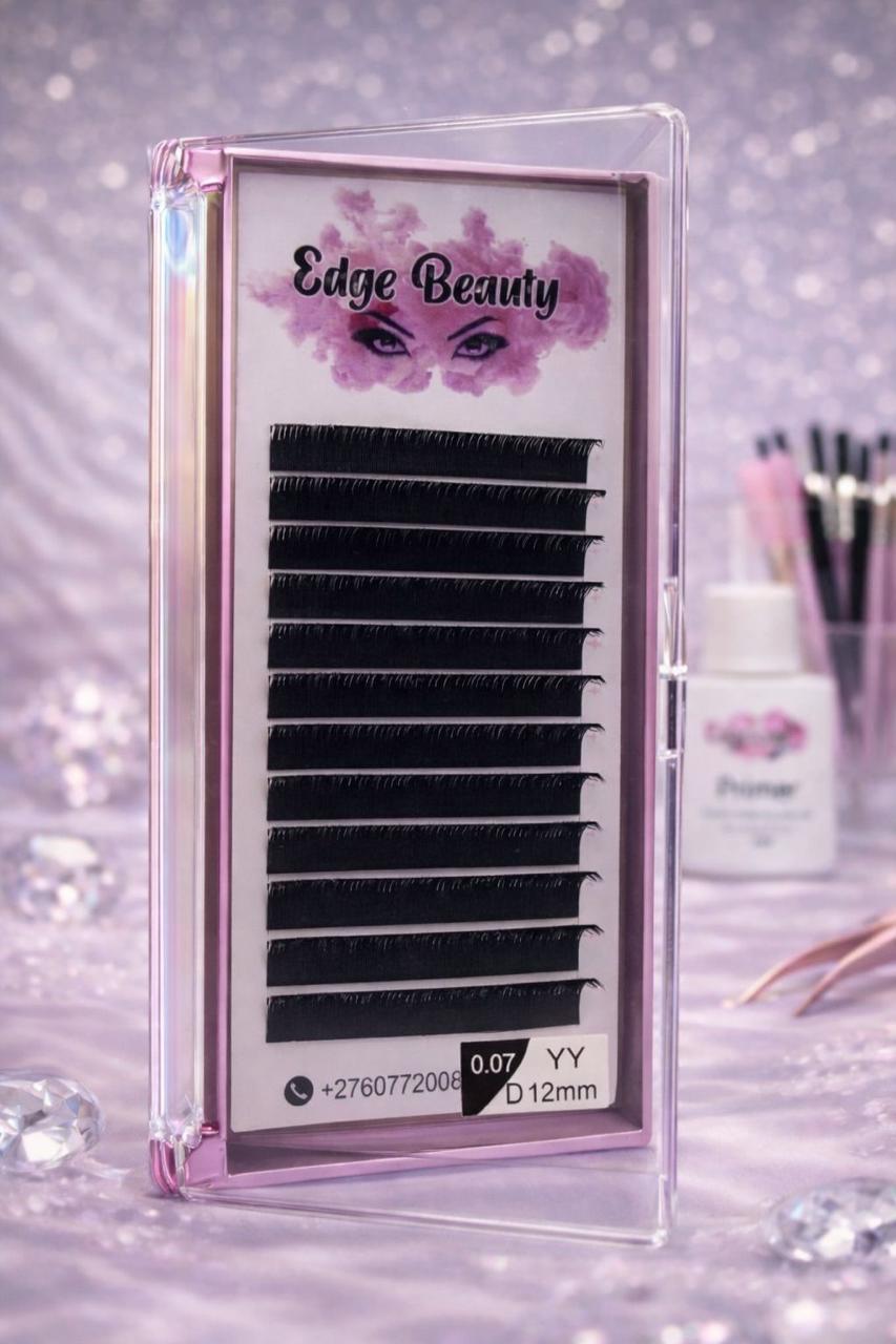 YY Lash Extensions – 0.07 – Single Length D curl