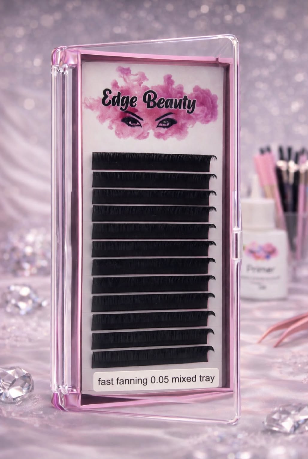 Fast Fanning Lash Extensions 0.05 Thickness Mixed Trays